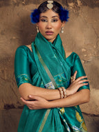 Rama Tussar Handloom Silk Saree